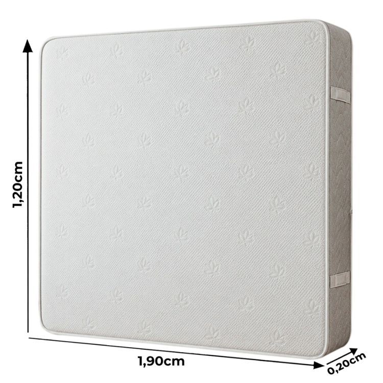 Matelas Orthopédique RIYANA - Très Confortable - 120x190x20 cm - Bleu Ciel   | Glotelho Cameroun