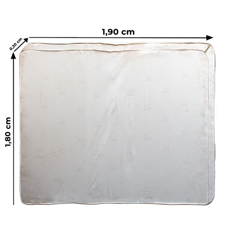 Matelas Orthopédique RIYANA - Très Confortable - 180x190x20 cm - Bleu Ciel | Glotelho Cameroun