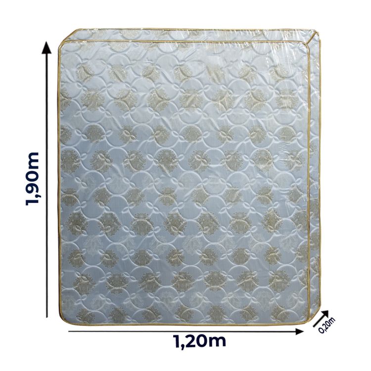 Matelas Orthopédique RIYANA - Très Confortable - 120x190x20 cm - Bleu Ciel   | Glotelho Cameroun