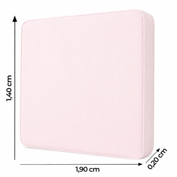 Matelas Semi-Orthopédique CATHERYNA - 2 places - 140x190x20 cm - Rose, prix Cameroun. 