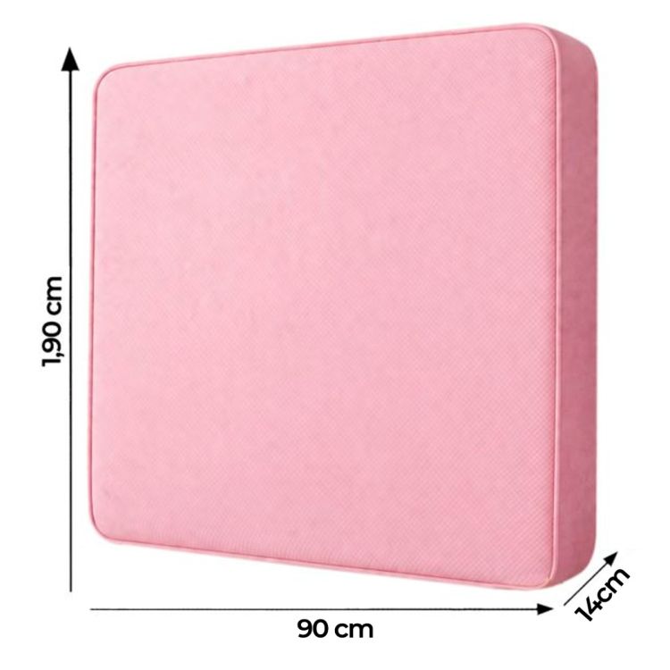 Matelas Ordinaire LUNA- 1 place - 90x190x14 cm - Très Confortable - Multicolore