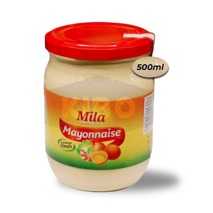 Mayonnaise Mila – Aux jaunes d'œufs – Bocal 500 ml