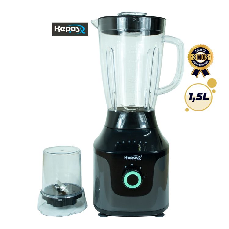 Blender/Mixeur Avec Protection Contre la Surchauffe - KEPAS - K-46 - 1,5L | Glotelho Cameroun