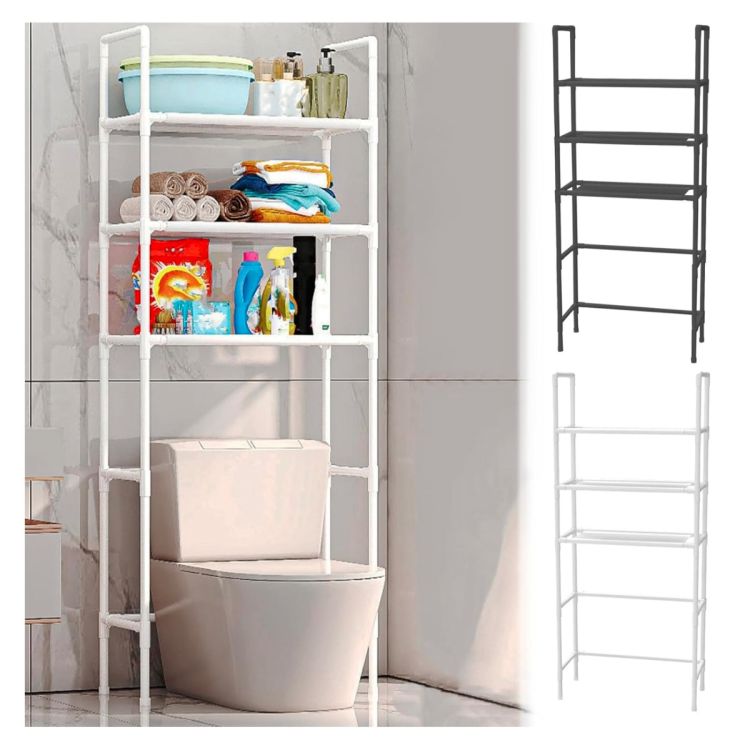 Stainless steel bathroom storage shelf with 3 levels - Cameroon price