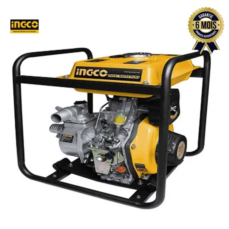 Motopompe à eau diesel Prix en fcfa - INGCO GEP301 - 1000L/min - 3" - 80 mm| Glotelho Cameroun