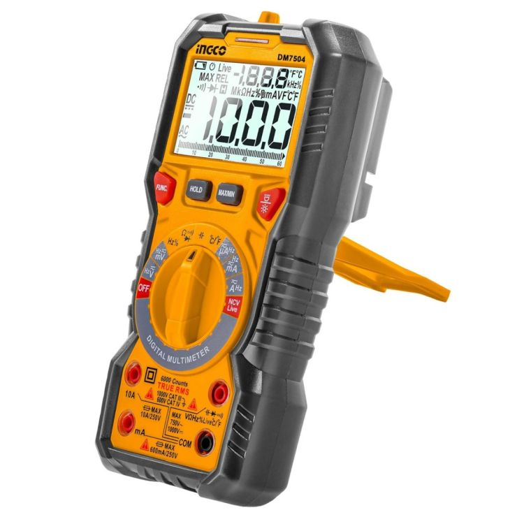 Multimètre Numérique Prix en fcfa - True RMS 6000 points - INGCO DM7504| Glotelho Cameroun