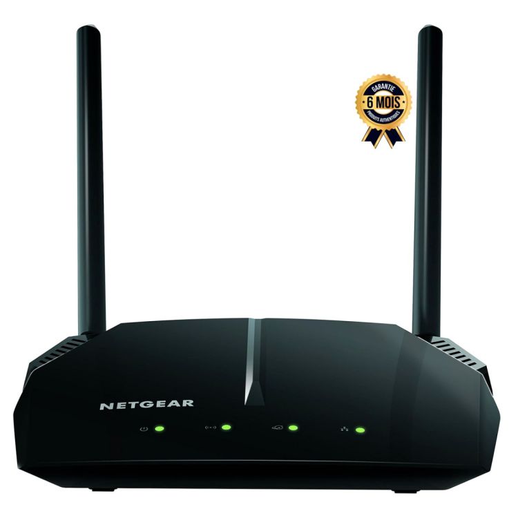 NETGEAR R6120 – Routeur Wi-Fi 5 Bi-bande AC1200 (1200 Mbps), 4 Ports, garantie 6 mois, prix Cameroun. 