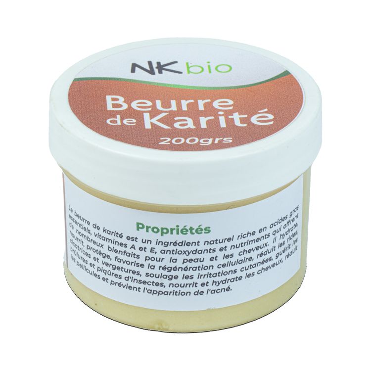 NK bio - Beurre de Karité - 200g en vente sur Glotelho Cameroun