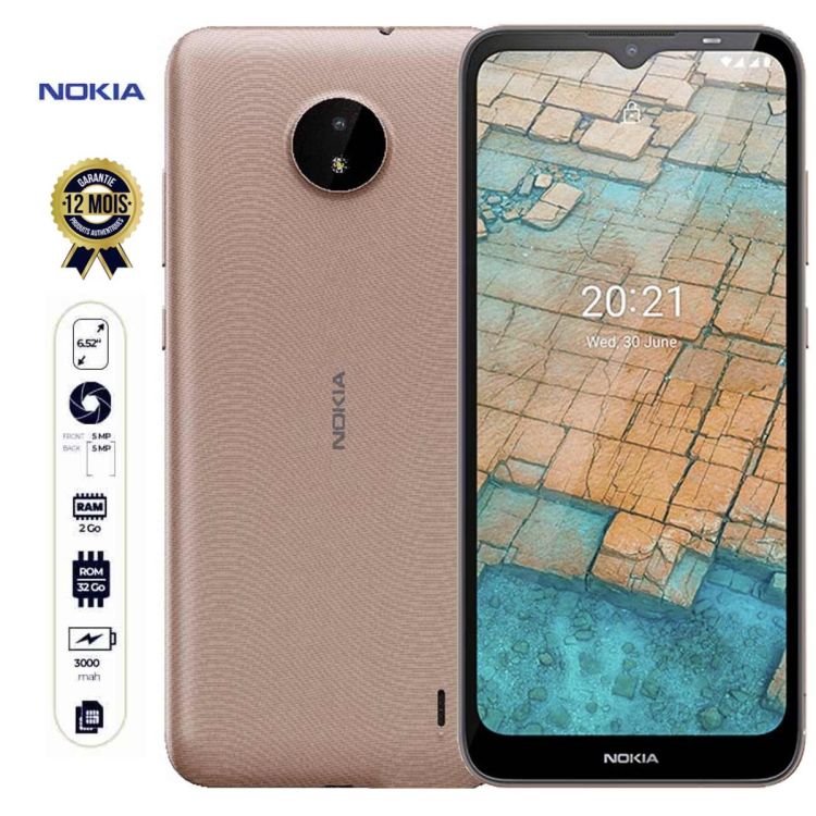 NOKIA C20 - 32/2Go - 6,52