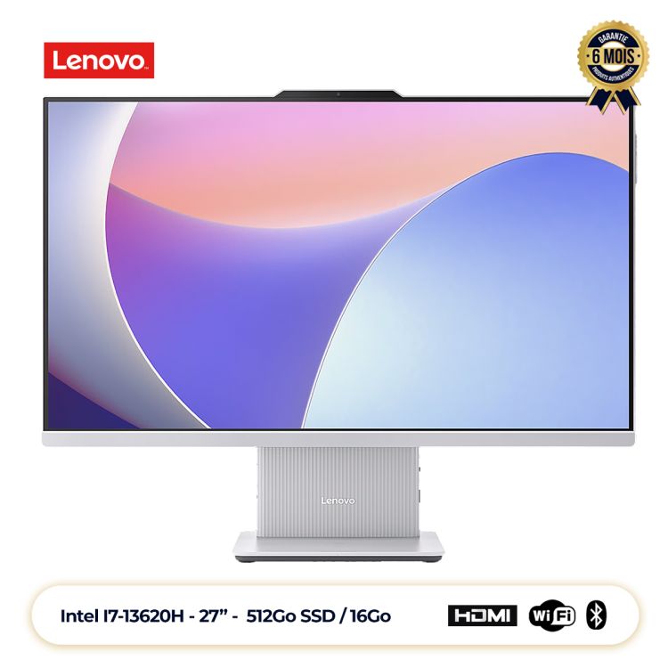 ALL IN ONE Computer Lenovo IdeaCentre 27IRH9 - 512GB SSD - 16GB RAM, Windows 11 - Available at best price on Glotelho 