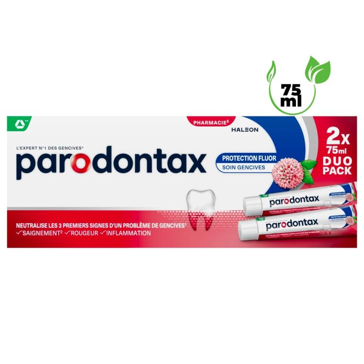 Parodontax Fraîcheur Intense - Dentifrice Gencives - Aide à Stopper et Prévenir le Saignement des Gencives - Goût Extra Fresh - 75ml