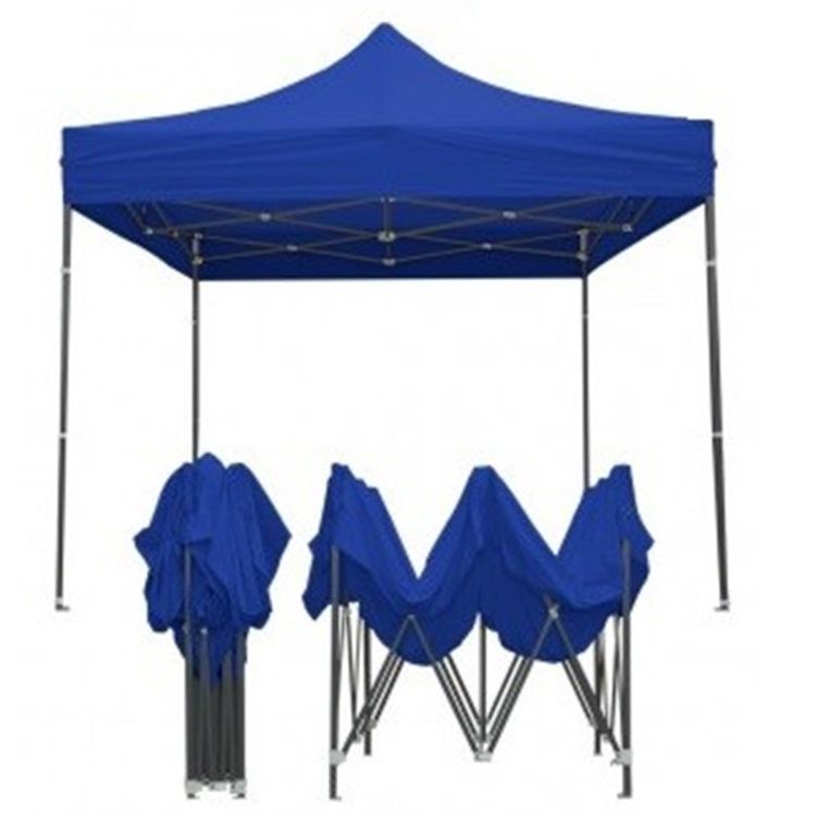 Pavillon Pliant 3×3 m – Tonnelle Pop-Up – Structure en Acier – Toile imperméable Bleu