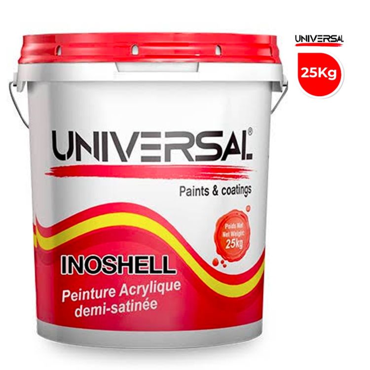 Peinture Acrylique Demi-Satinée – INOSHELL UNIVERSAL –  seau de 25 KG