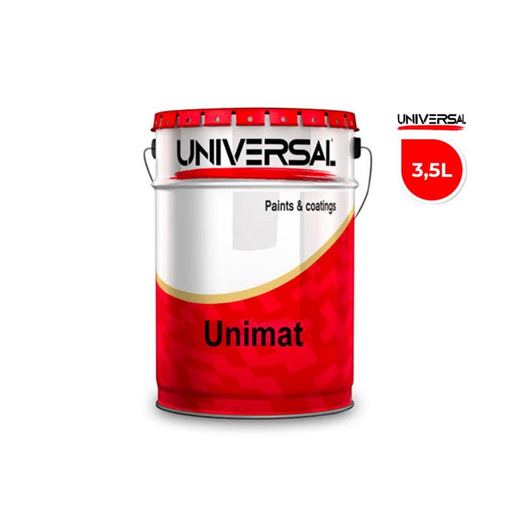 Peinture Mate à Base de Résines Alkydes Thixotrope – UNIMAT UNIVERSAL – 3,5 Litres