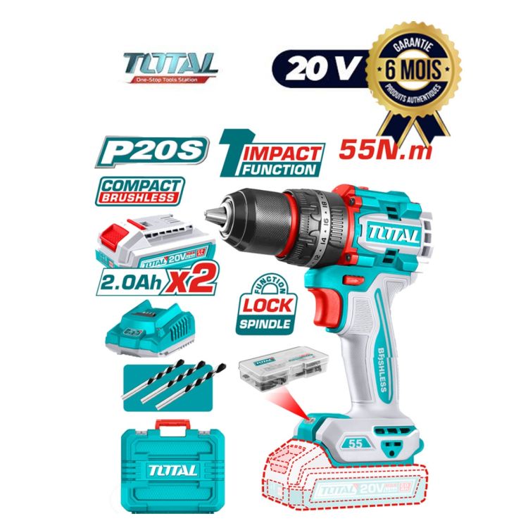 perceuse-et-visseuse-sans-fils-lithium-total-tdli2003-20v-batt-charge-06-mois-de-garantie