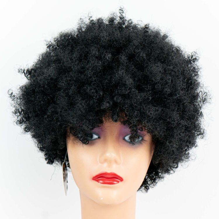 Afro Hair Wig for Black Short Curly Black - price Cameroon