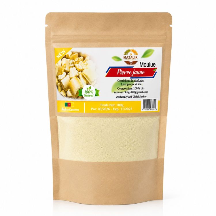 Pierre Jaune Moulue (Soufre) - Mazalik - Sachet de 100g