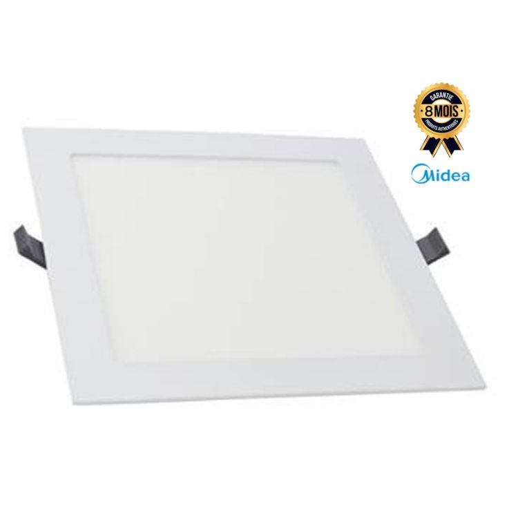 Plafonnier LED carré 18W Prix - Midea - 6