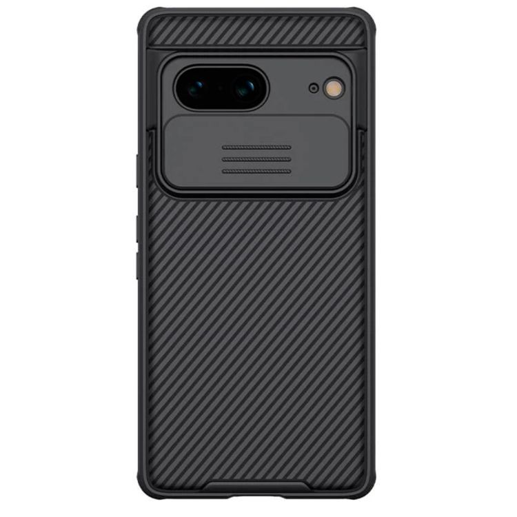 Pochette avec Cache caméra noire NILLKIN Pour Google Pixel 7