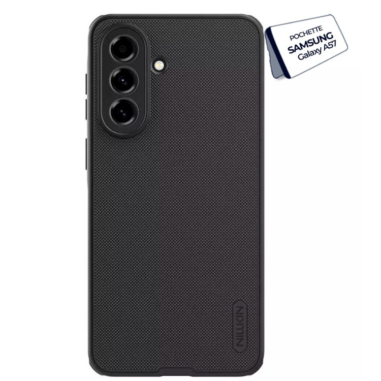 Pochette Nillkin Super Frosted Shield Pro pour Samsung Galaxy A57 5G - Noir