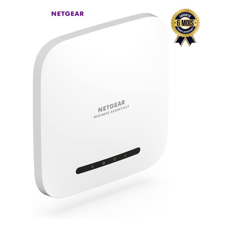 Point d'accès -  Netgear WAX220 - Double Bande - Wi-Fi 6 - 4,2 Gbit/s - PoE+ - 6 Mois