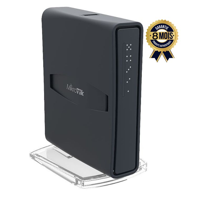 Point d'accès Mikrotik RB952Ui-5ac2nD-TC - HAP AC lite TC - WiFi 2,4 GHz et 5 GHz - 8 Mois
