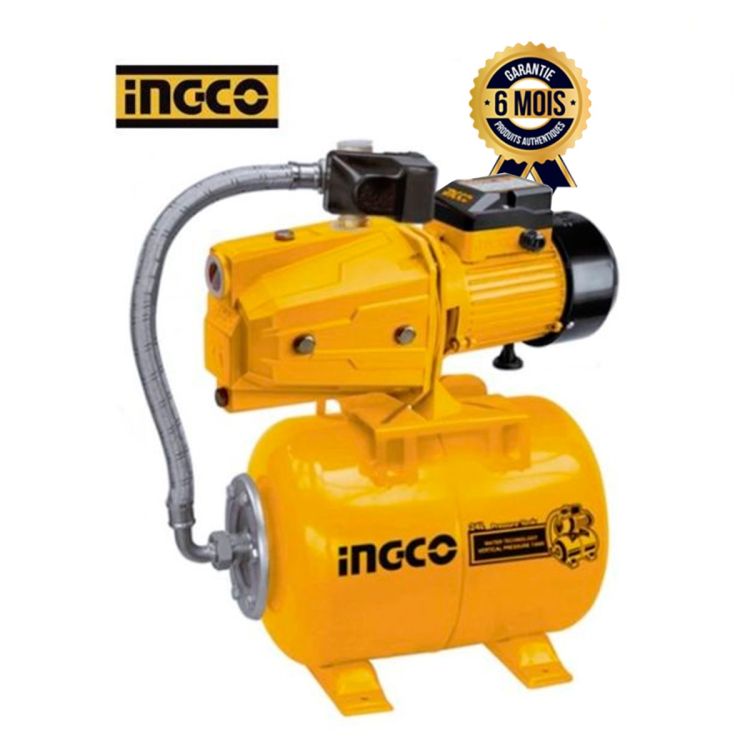 Pompe Surpresseur INGCO JPT07508 - 750W - 1.0HP - Garantie 6 Mois | Glotelho Cameroun