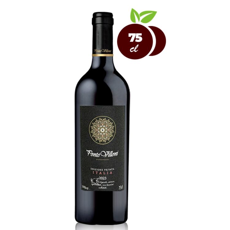 Ponte Villoni Vin Rouge Premium - Edition Privée Italie 2023 - 75cl - 14% Vol