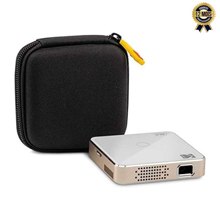 Projecteur pico portable KODAK Luma 75 - Format de poche avec batterie rechargeable - Résolution native 640 x 360 (compatible 1080p) - Technologie DLP - Garantie 12 mois