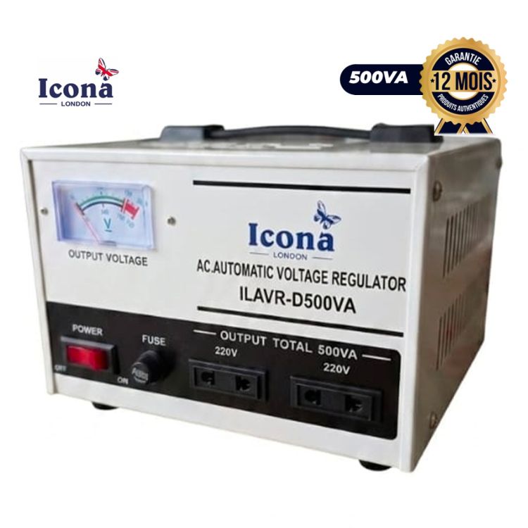 Régulateur Automatique de Tension - ICONA - 500VA 