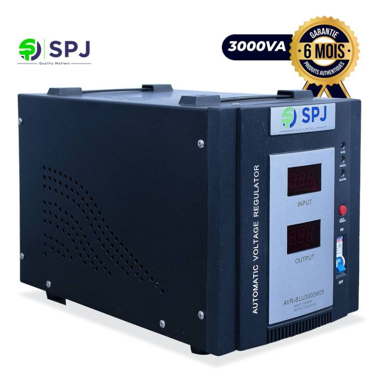 Régulateur de tension automatique SPJ 3000 VA prix Cameroun