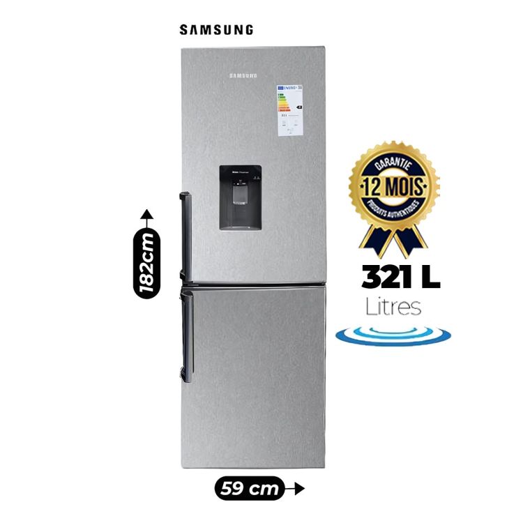 SAMSUNG 321 L fridge-freezer with water dispenser – price in Cameroon at Glotelho