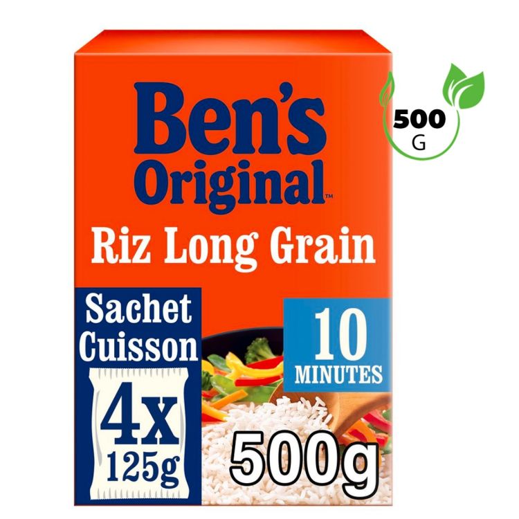 Riz Long Grain - Ben's Original - Cuisson Rapide 10 Minutes - Format 500 g