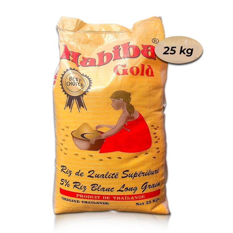 Riz Thaïlandais Habiba Gold – 25 kg