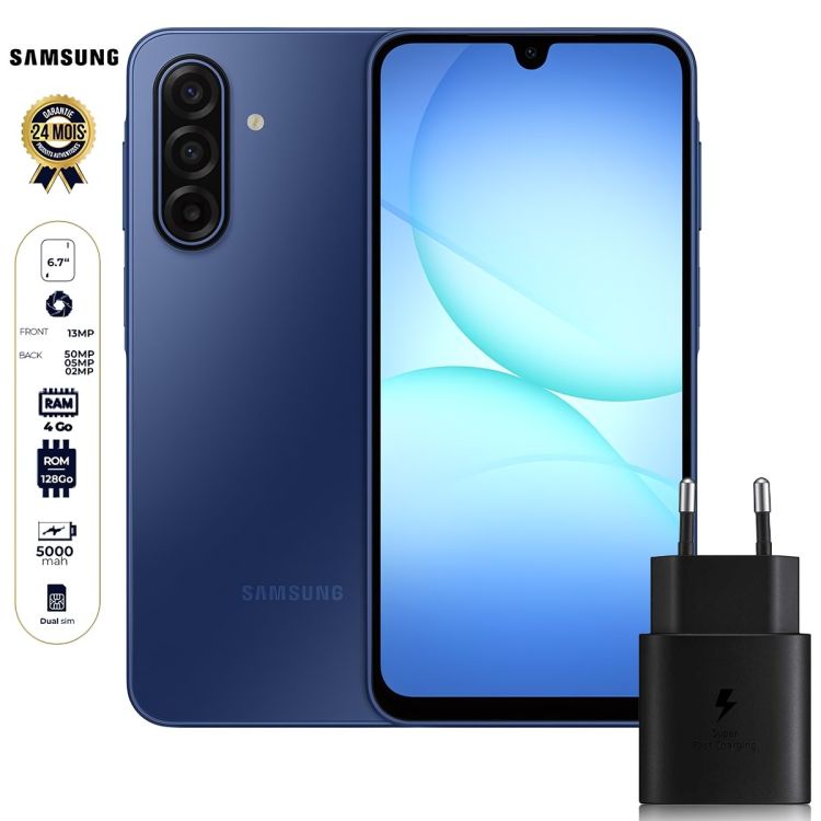 Samsung Galaxy A17 sur Glotelho