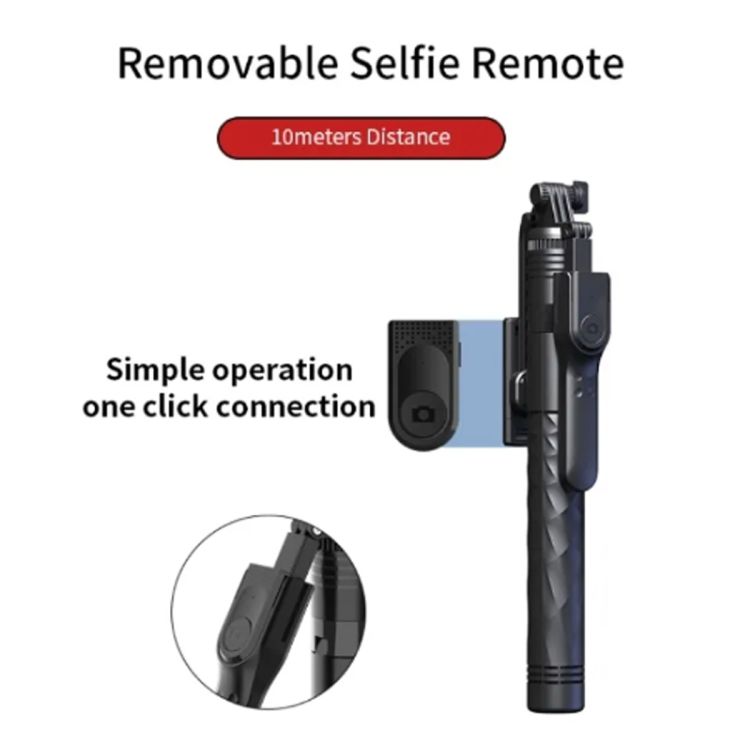 Selfie stick telescopic tripod