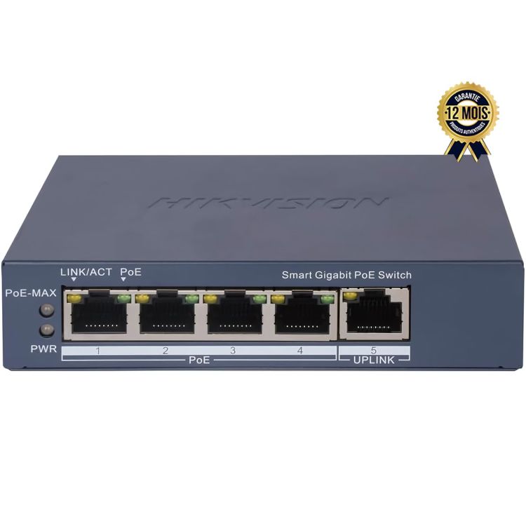 Switch Hikvision DS-3E1505P-EI – 5 Ports