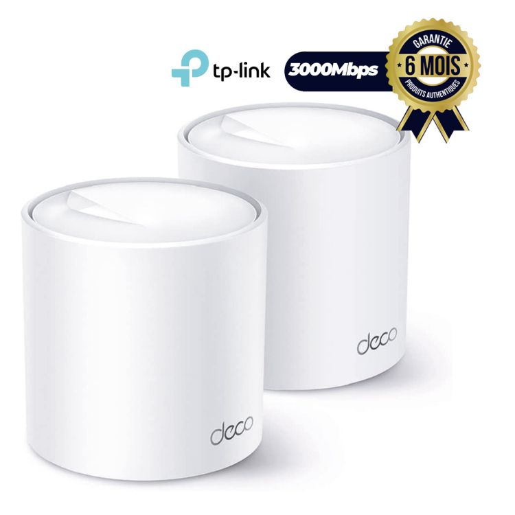 WiFi Mesh System AX Tplink Deco X50 - Price in fcfa - Dual-Band Wireless Routers - Wi-Fi 6 AX3000 - Set of 2| Glotelho Cameroon