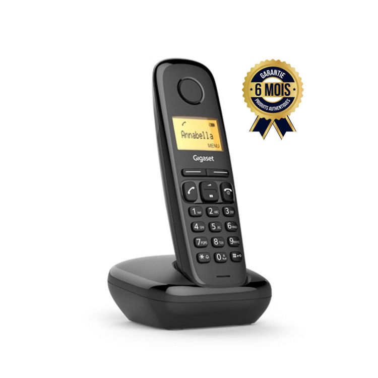 Fixed Phone Price in fcfa - Wireless - Gigaset A170 - DECT/GAP - Backlit black and white LCD screen | Glotelho Cameroon