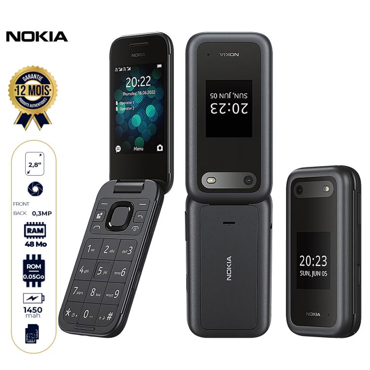 Téléphone Nokia 2660 Flip en vente au meilleur prix sur Glotelho
