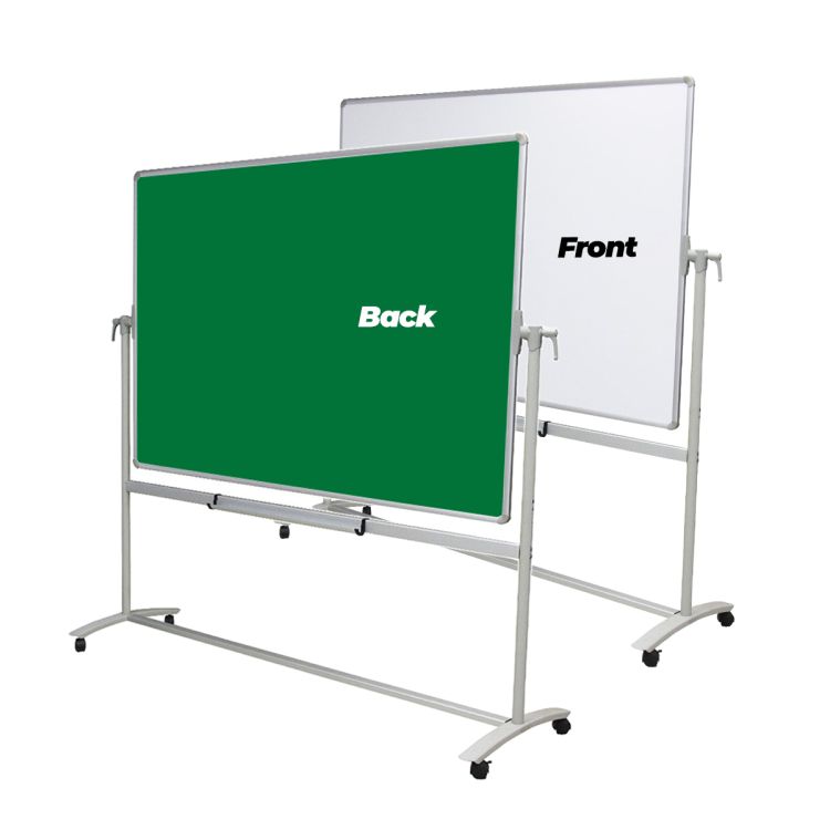 Magnetic whiteboard - Double-sided with price support Glotelho