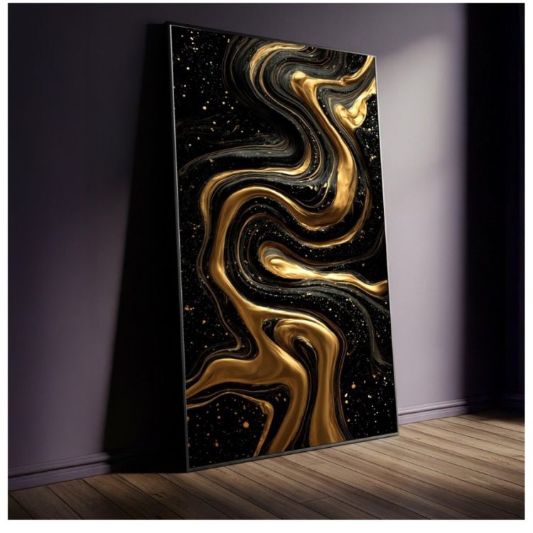 Tableau Décoratif – Marbrée luxueuse – Toile Effet 3D