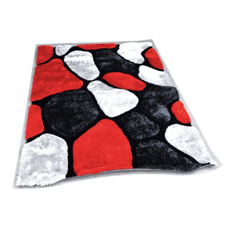 Tapis - China shaggy - En Coton - Multicolor| Glotelho Cameroun