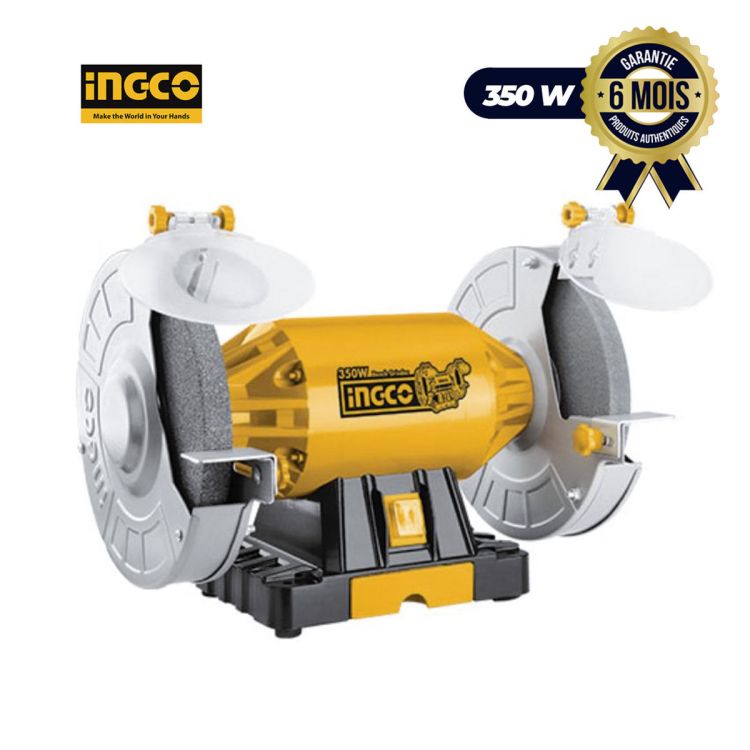 Touret à meuler INGCO BG83502 - 350 W - Pour meule 200 mm - 6 Mois