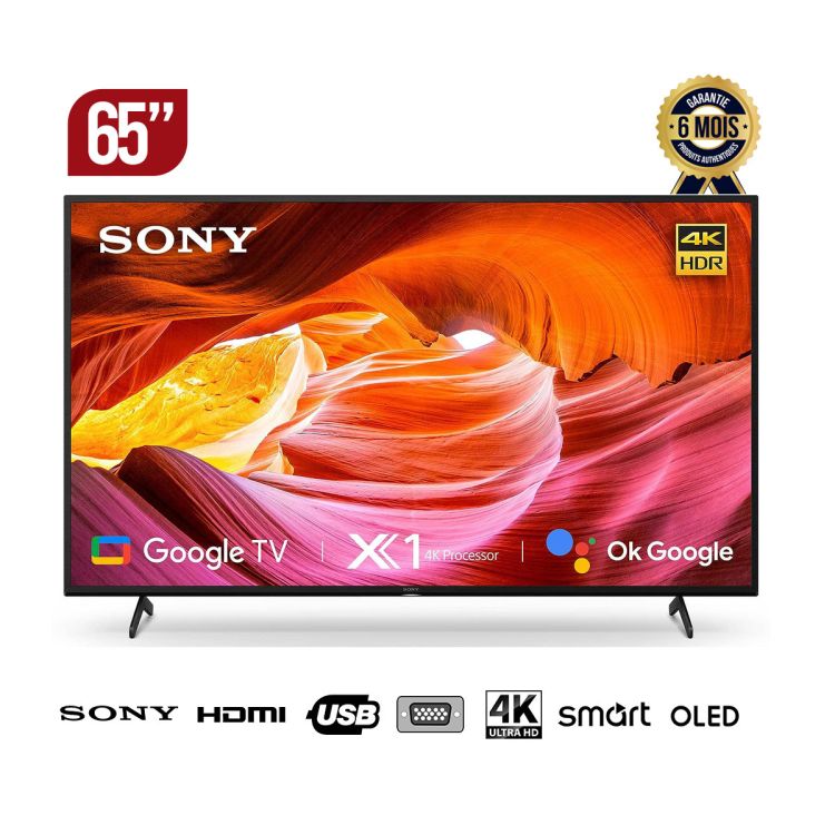 TV Smart 65’’ Sony - KD-65X75K - UHD 4K - X-Reality  (Prix en fcfa) | Glotelho Cameroun