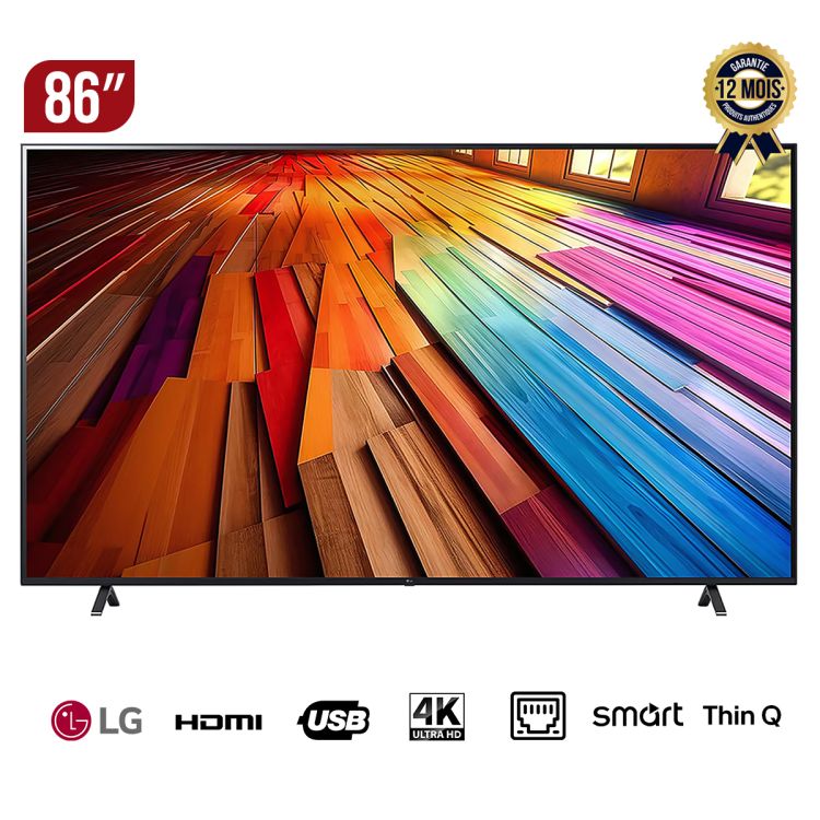 TV Smart LG 86'' 4K prix Cameroun