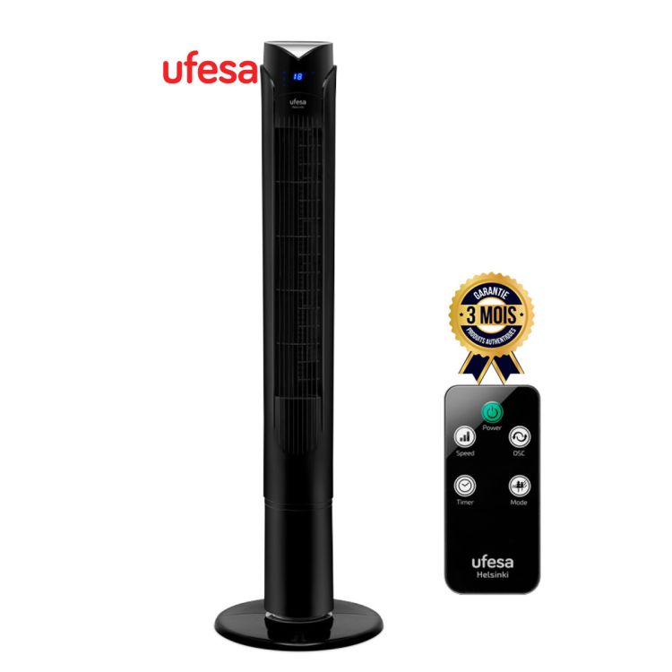 1M high column fan with LED touch panel and remote control - Price Cameroon