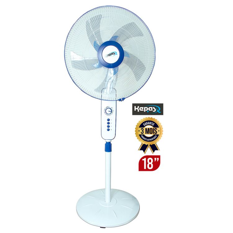 Ventilateur KEPAS 18 pouces en vente sur Glotelho