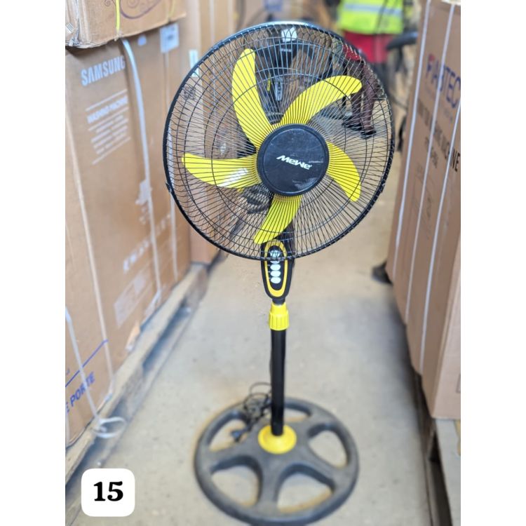 Ventilateur MEWE 16 pouces - MWFAN-ACF1608-B - 40W - Noir/Jaune - Garantie 2 mois - Seconde main - Réparé sans emballage
