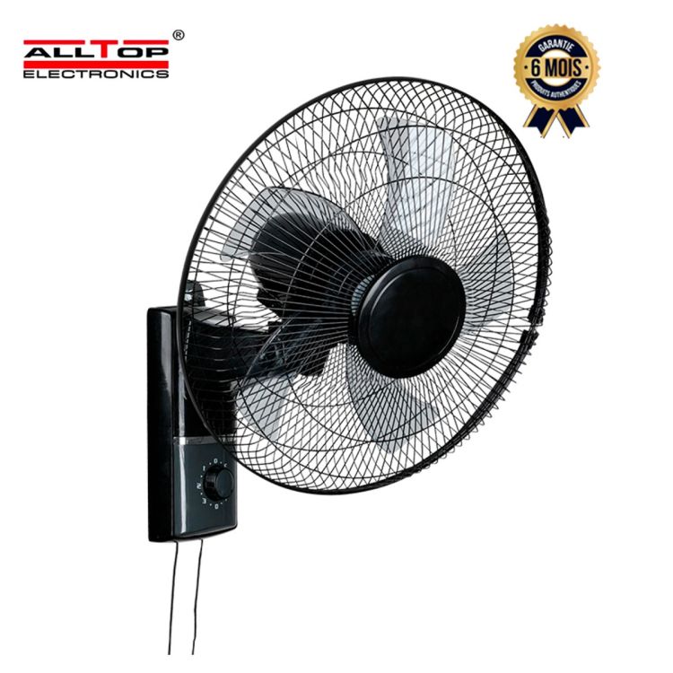 Ventilateur Solaire Mural prix en fcfa - Rechargeable - 16 pouces - ALLTOP DQ1802A15-03 - 6 Mois| Glotelho Cameroun